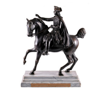 Bronze sculpture - Frederick the Great on horseback