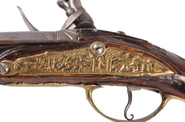 Russian flintlockpistol, 18th century