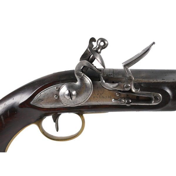 England Officer flintlock pistol, 1st third of the 19th century.