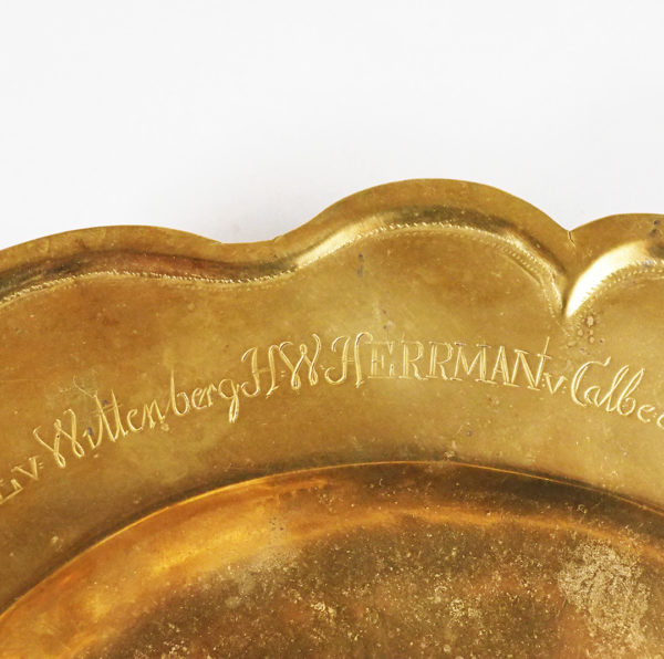 Tobacco plate from the Potsdamer Glaser Gesellschaft, dated: "1778"