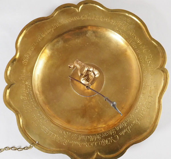 Tobacco plate from the Potsdamer Glaser Gesellschaft, dated: "1778"