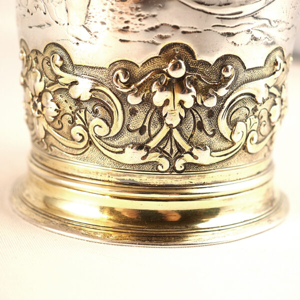 A magnificent Augsburg silver cup