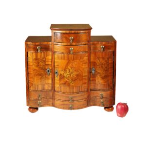 Small tabernacle cabinet on four ball feet